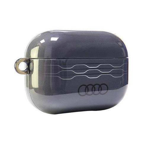 Audi IML Geometric Pattern AirPods Pro 2 Case - Gray