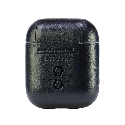 Audi Leather Big Logo Case for AirPods 1 / 2 - Black