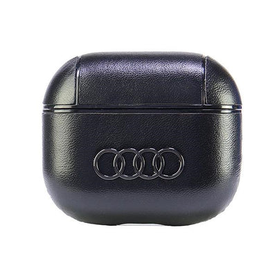 Audi Leather Big Logo Case for AirPods 3 - Black
