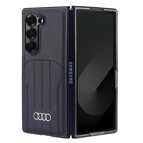 Audi Synthetic Leather MagSafe Case for Samsung Galaxy Z Fold 6 - Black