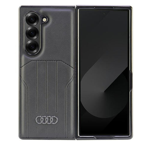 Audi Synthetic Leather MagSafe Case for Samsung Galaxy Z Fold 6 - Black