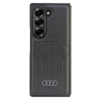 Audi Synthetic Leather MagSafe Case for Samsung Galaxy Z Fold 6 - Black