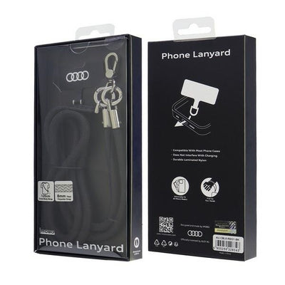 Audi Crossbody Leash Universal 120cm x 6mm - Black