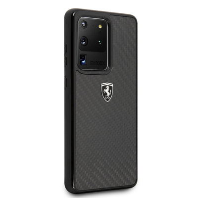 Ferrari Carbon Heritage Case for Samsung Galaxy S20 Ultra - Black