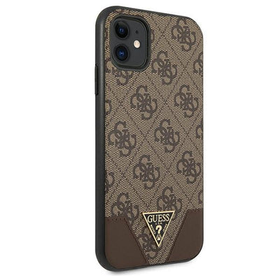 Guess 4G Triangle Collection case for iPhone 11 6.1" / Xr 6.1" - brown