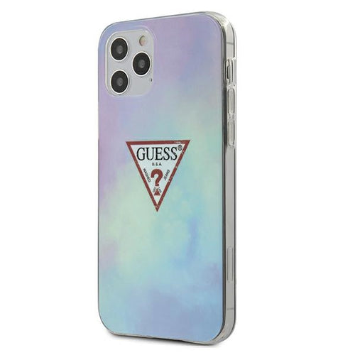Guess Tie &amp; Die Collection Case for iPhone 12 / 12 Pro 6.1" - Blue