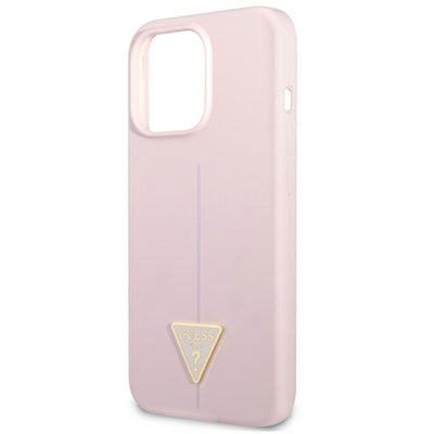 Guess Silicone Triangle Case for iPhone 13 Pro / 13 6.1" - Purple