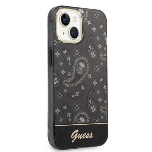 Guess Bandana Paisley Case for iPhone 14 / 15 / 13 6.1" - Black