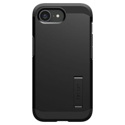 Spigen Tough Armor Case with MagSafe for iPhone 16e with Stand - Black