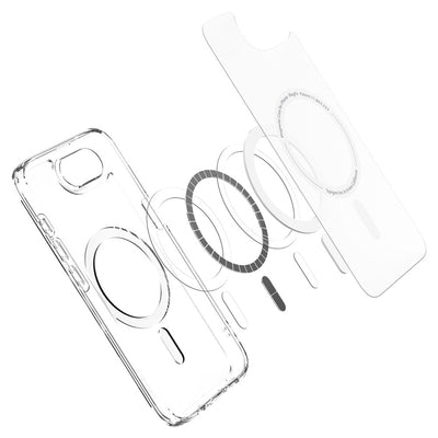 Spigen Ultra Hybrid MagSafe iPhone 16e Case - White, Translucent