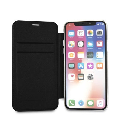 Karl Lagerfeld Signature Glitter iPhone X/Xs Case - Black