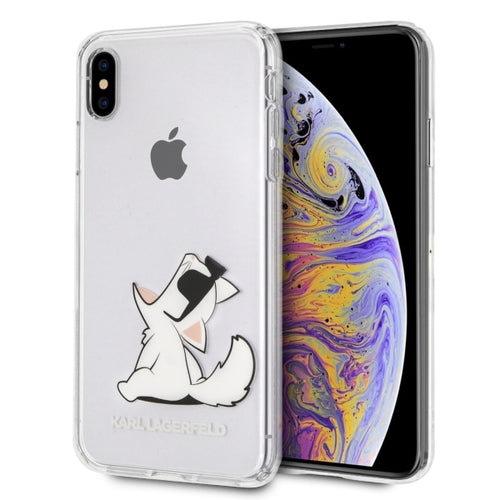 Karl Lagerfeld Choupette Fun iPhone Xs Max Case - Transparent