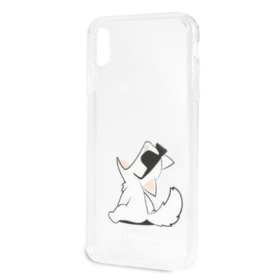 Karl Lagerfeld Choupette Fun iPhone Xs Max Case - Transparent