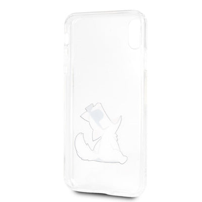 Karl Lagerfeld Choupette Fun iPhone Xs Max Case - Transparent
