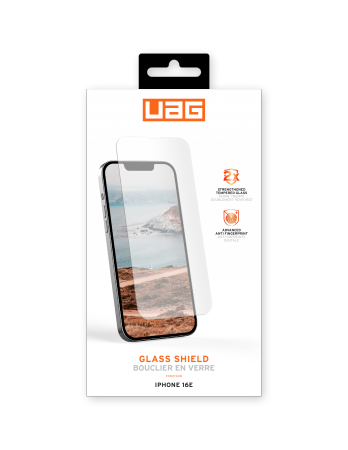 UAG Glass Shield for iPhone 16e