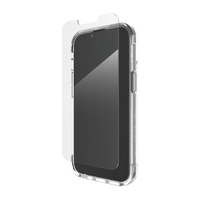 ZAGG Luxe Bundle Case for iPhone 16e (2025) / 15 / 14 / 13 - Transparent