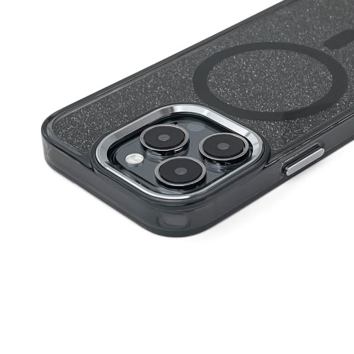 Glitter Case with MagSafe for iPhone 16e / 17e - Black — Hurtel