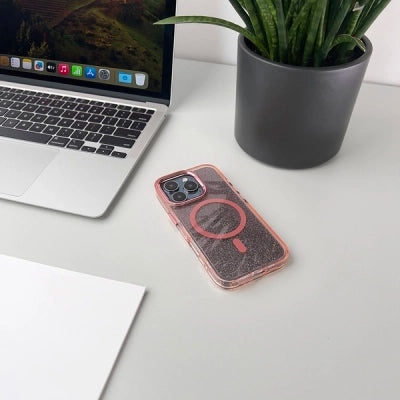Glitter Case with MagSafe for Samsung Galaxy A16 5G - Pink — Hurtel