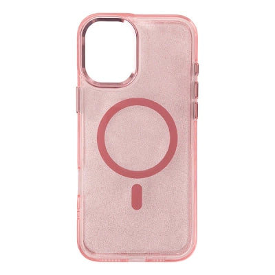 Glitter Case with MagSafe for Samsung Galaxy S25 Edge - Pink — Hurtel