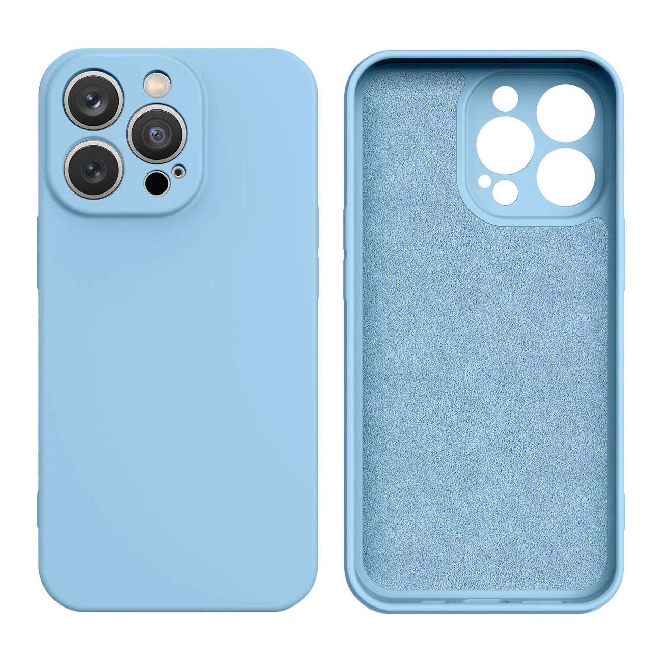 Silicone Case for Samsung Galaxy S25 Edge - Blue — Hurtel