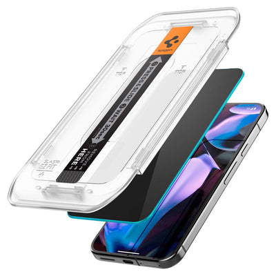 Spigen Glas.TR &quot;Ez Fit&quot; Privacy HD 2-pack privacy glass for Google Pixel 9 / 9 Pro
