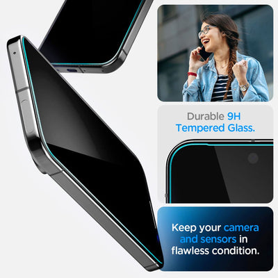 Spigen Glas.TR &quot;Ez Fit&quot; Privacy 2-pack Privacy Glass for Google Pixel 9 Pro XL