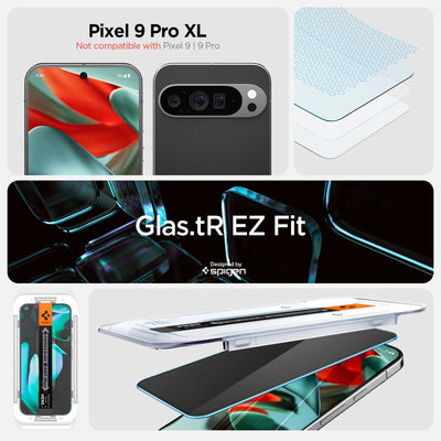 Spigen Glas.TR &quot;Ez Fit&quot; Privacy 2-pack Privacy Glass for Google Pixel 9 Pro XL