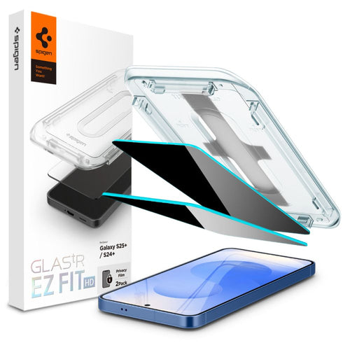 Spigen Glas.TR &quot;Ez Fit&quot; Privacy HD 2-pack privacy glass for Samsung Galaxy S24+ / S25+