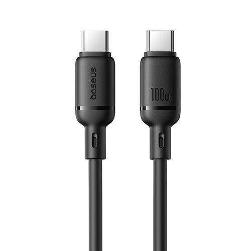 Baseus Silky Series 100W USB-C - USB-C 1m Cable - Black