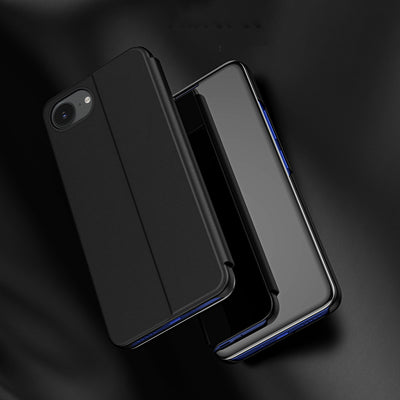 Clear View Case for iPhone 16e / 17e Flip Cover - Black — Hurtel
