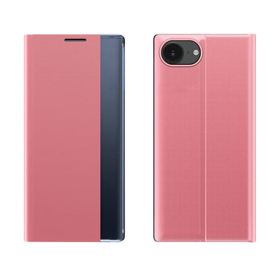 New Sleep Case with flap and stand for iPhone 16e / 17e - pink — Hurtel