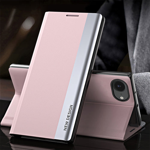 Sleep Case Pro for iPhone 16e / 17e with flap and stand - pink — Hurtel