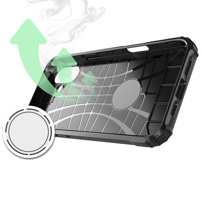 Hybrid Armor case for iPhone 16e / 17e - black — Hurtel