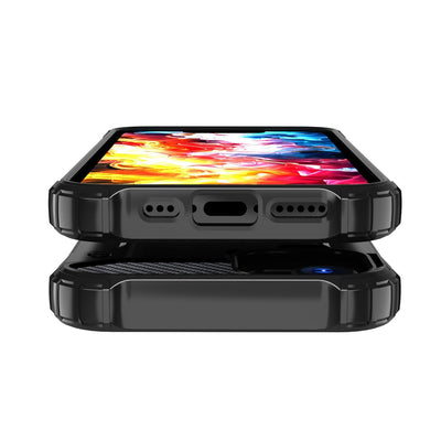 Hybrid Armor case for iPhone 16e / 17e - black — Hurtel