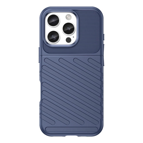 Thunder Case for iPhone 16e / 17e silicone armor cover - blue — Hurtel