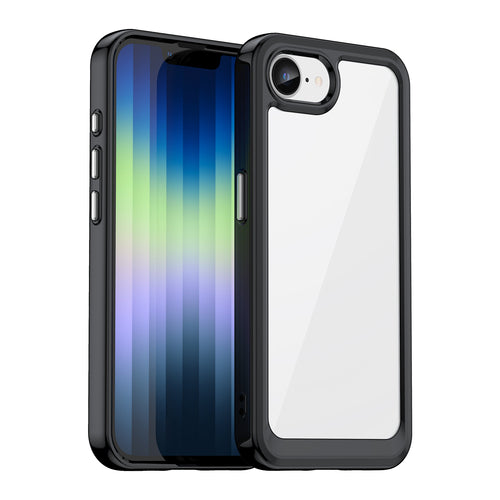 Outer Space Case for iPhone 16e / 17e with Flexible Frame - Black — Hurtel