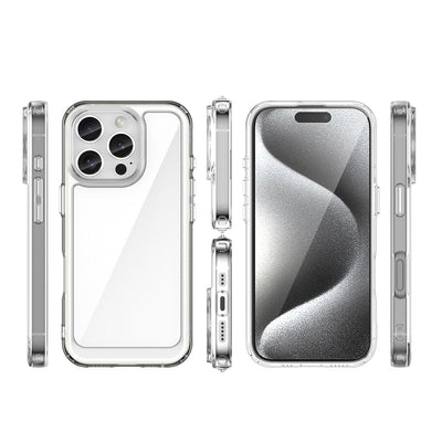 Outer Space Case for iPhone 16e / 17e Cover with Flexible Frame - Transparent — Hurtel