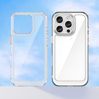 Outer Space Case for iPhone 16e / 17e Cover with Flexible Frame - Transparent — Hurtel