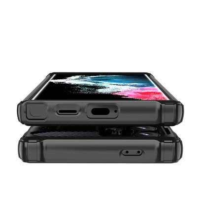 Hybrid Armor Case for Samsung Galaxy S25 Edge - Blue — Hurtel