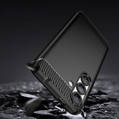 Carbon Case for Samsung Galaxy S25 Edge - Black — Hurtel