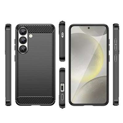 Carbon Case for Samsung Galaxy S25 Edge - Black — Hurtel