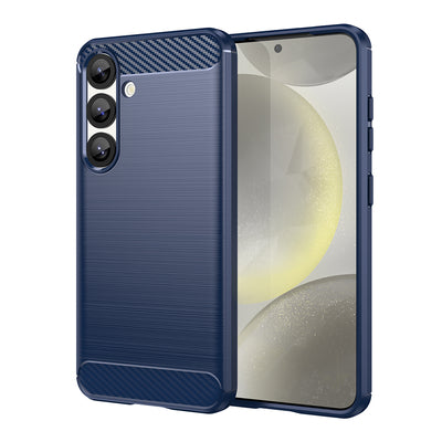 Carbon Case for Samsung Galaxy S25 Edge - Blue — Hurtel