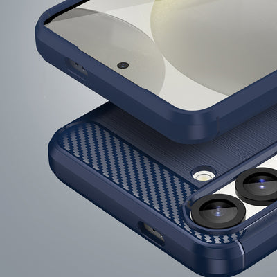 Carbon Case for Samsung Galaxy S25 Edge - Blue — Hurtel