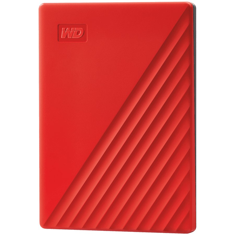 HDD External WD My Passport (2TB, USB 3.2) Red — WESTERN DIGITAL