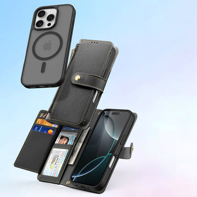 Dux Ducis Lawa Leather Case for iPhone 16 Pro - Black