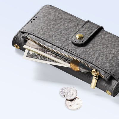 Dux Ducis Lawa Leather Case for iPhone 15 Pro - Gray