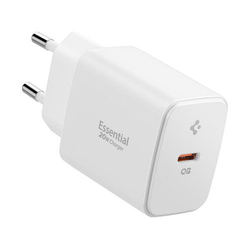 Spigen Essential EE201EU USB-C 20W Wall Charger - White