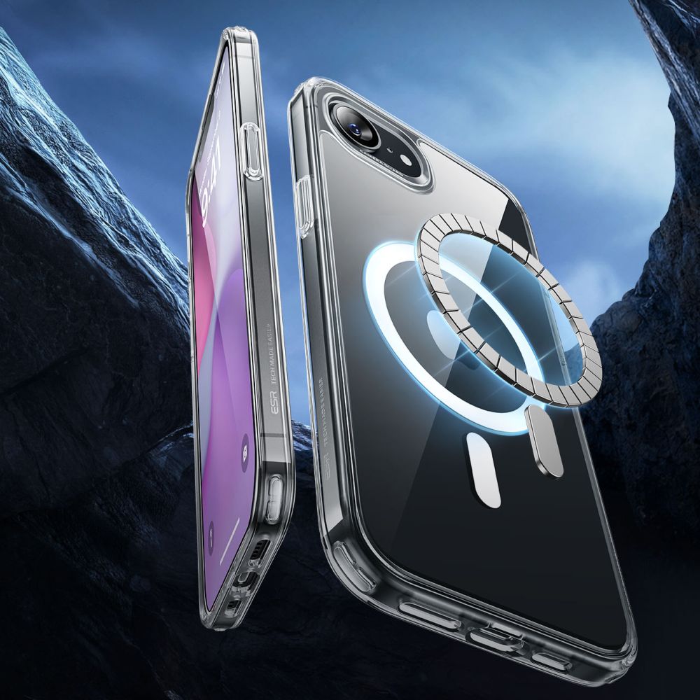 ESR Classic Hybrid Halolock MagSafe iPhone 16e Case - Clear