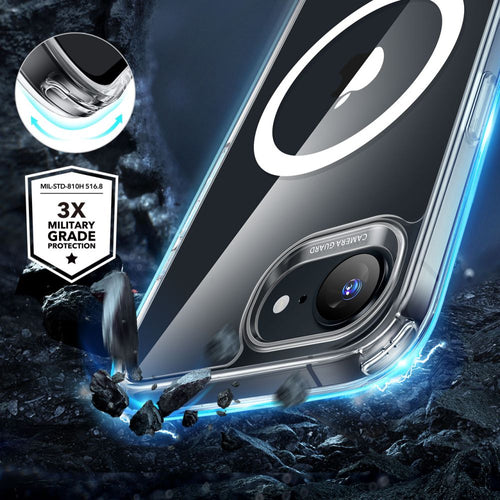 ESR Classic Hybrid Halolock MagSafe iPhone 16e Case - Clear