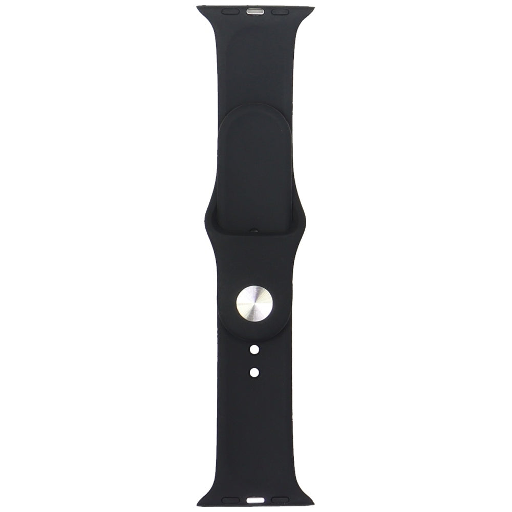 Audi Geometric Pattern Silicone Watch Strap for Apple Watch 44 / 45 / 46 / 49 mm - black